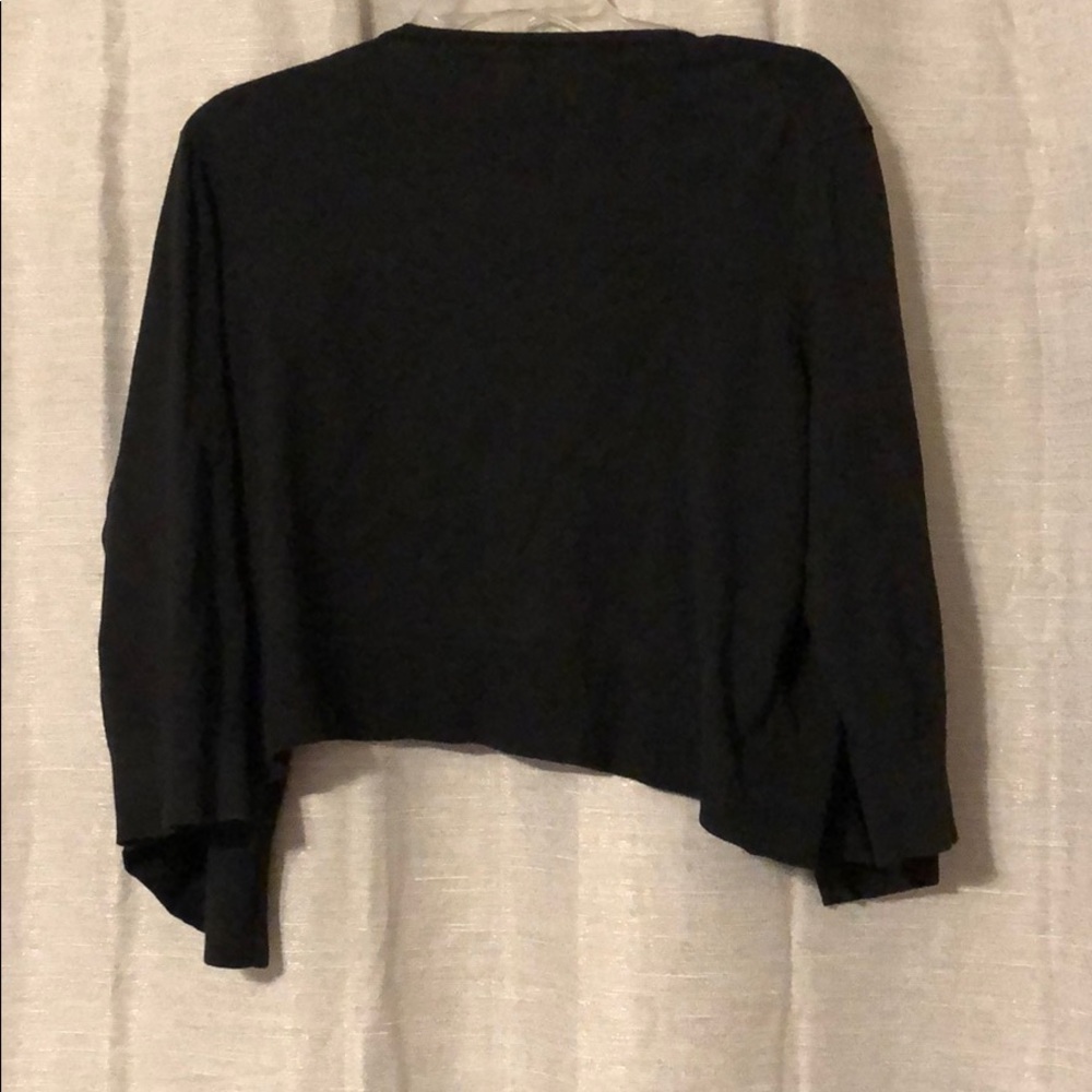 Cropped black sweater - Picture 2 of 2